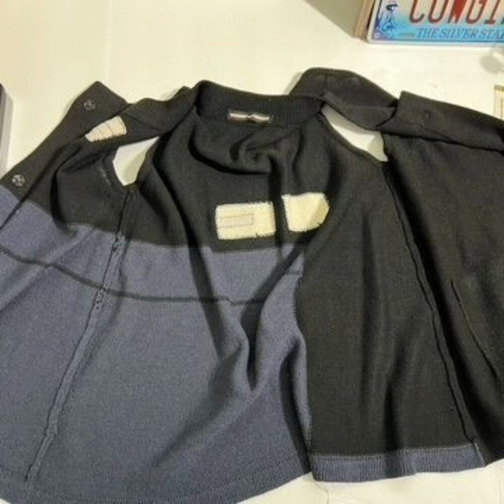 Sandra Miller NWT Colorblock Wool Blend Vest Size M - Picture 12 of 13
